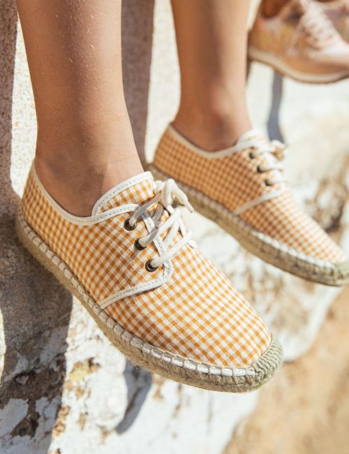 Blucher Cordones Vichy Ratán Blucher Cordones Vichy Ratán